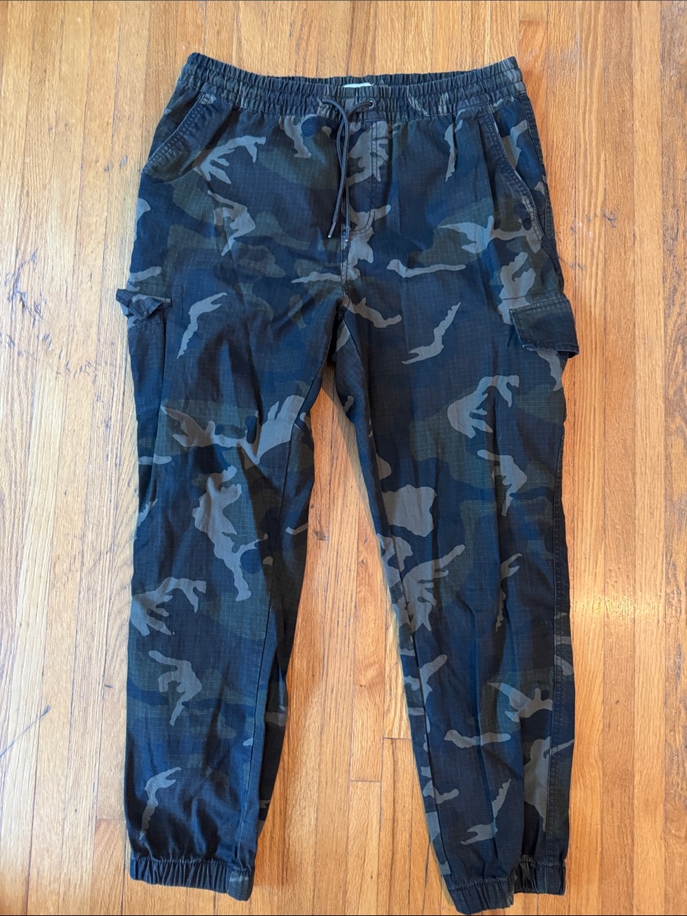 Men's Old Navy Camo Cargo Jogger Pants - Dark Green